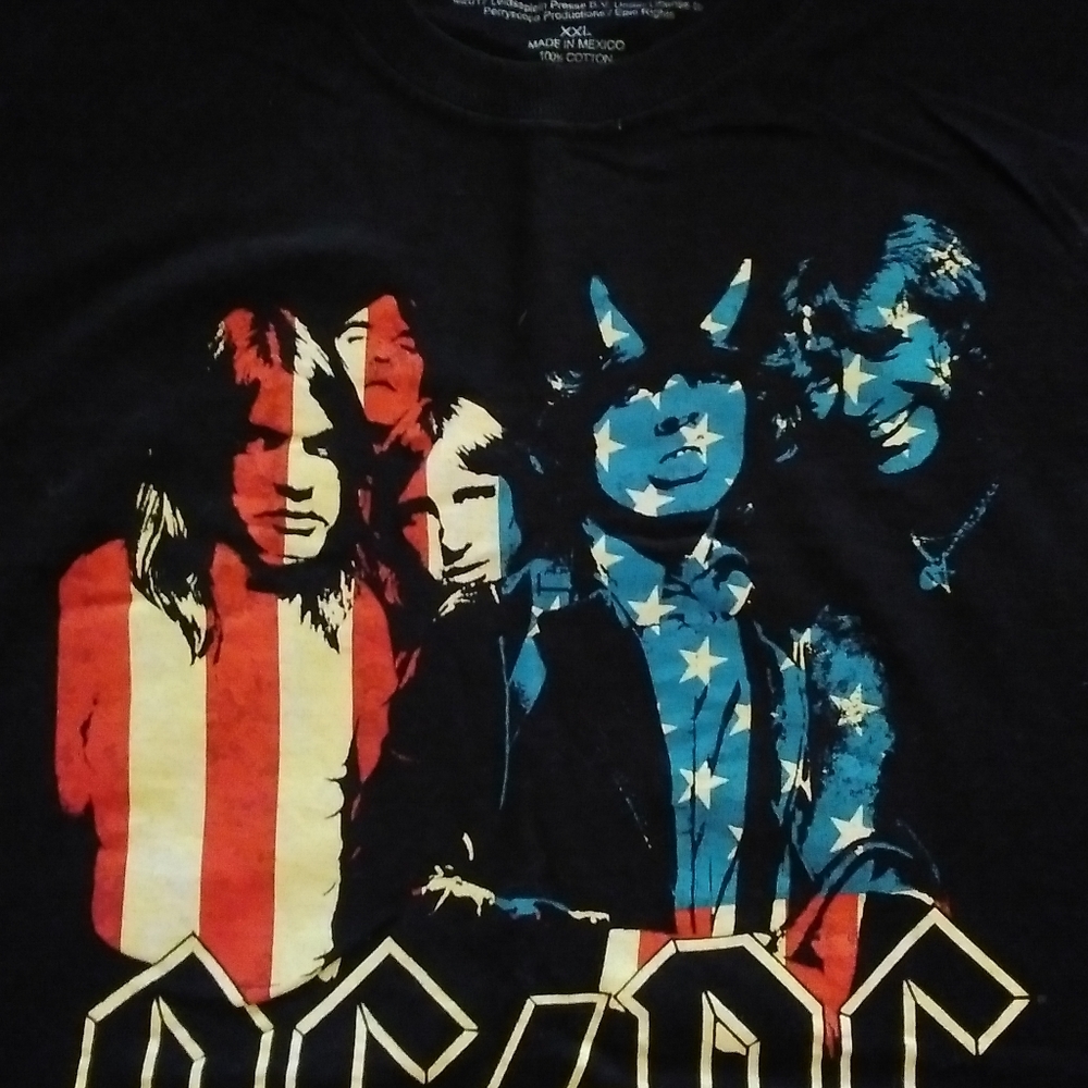 NWT AC/DC Highway to Hell XXL Black Tshirt 2016